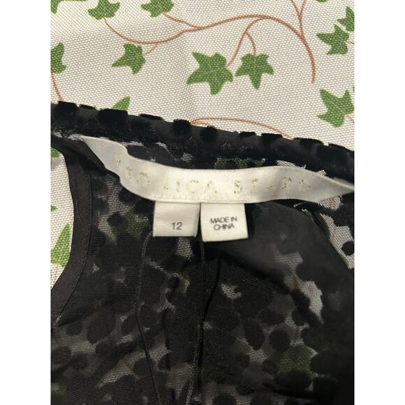 NWT Veronica Beard Reverie Velvet Burnout Blouse Size: 12 - Picture 5 of 5